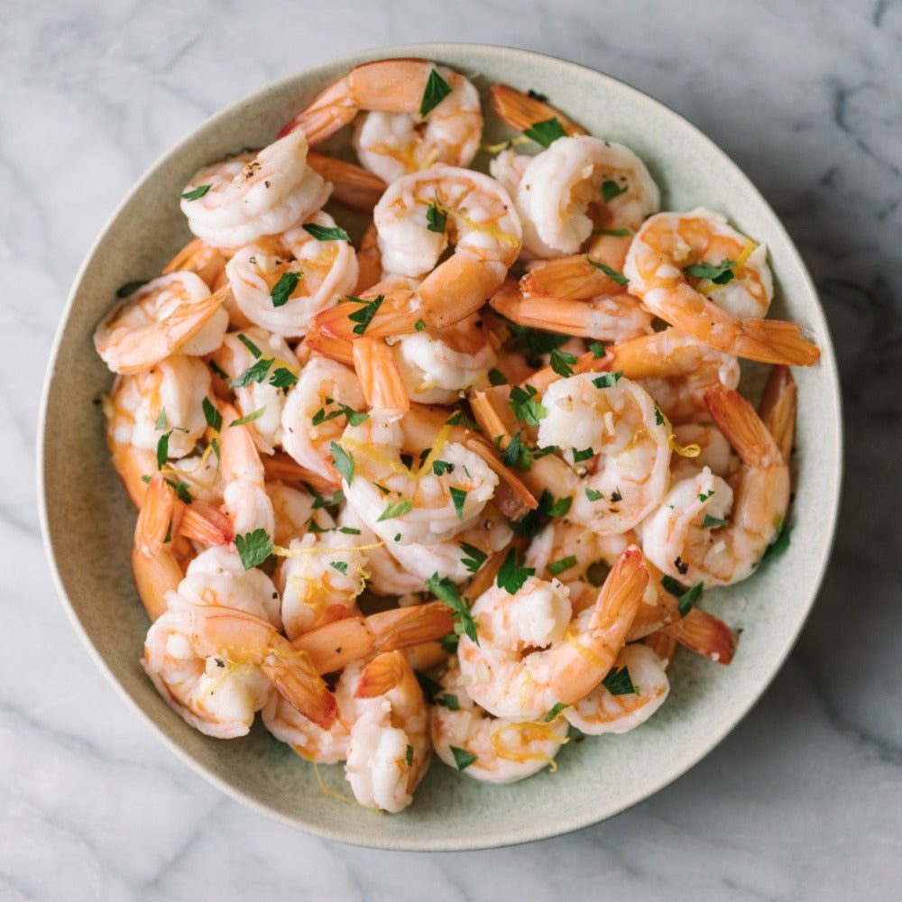 Lemon, Garlic, and Butter Shrimp – Blue Circle Foods