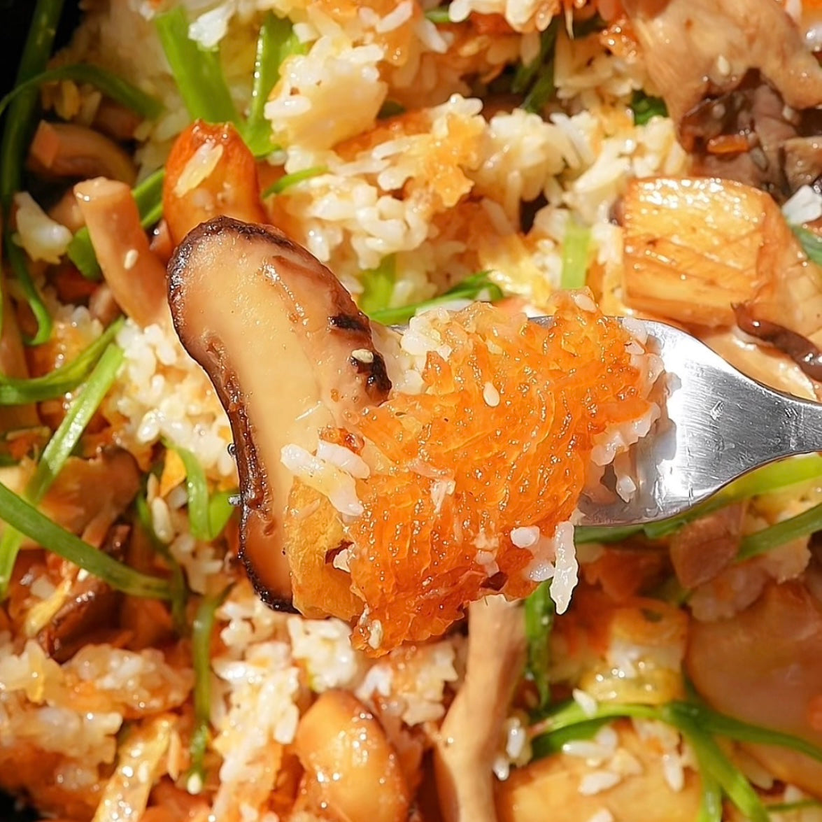 Miso Salmon Scorched Rice