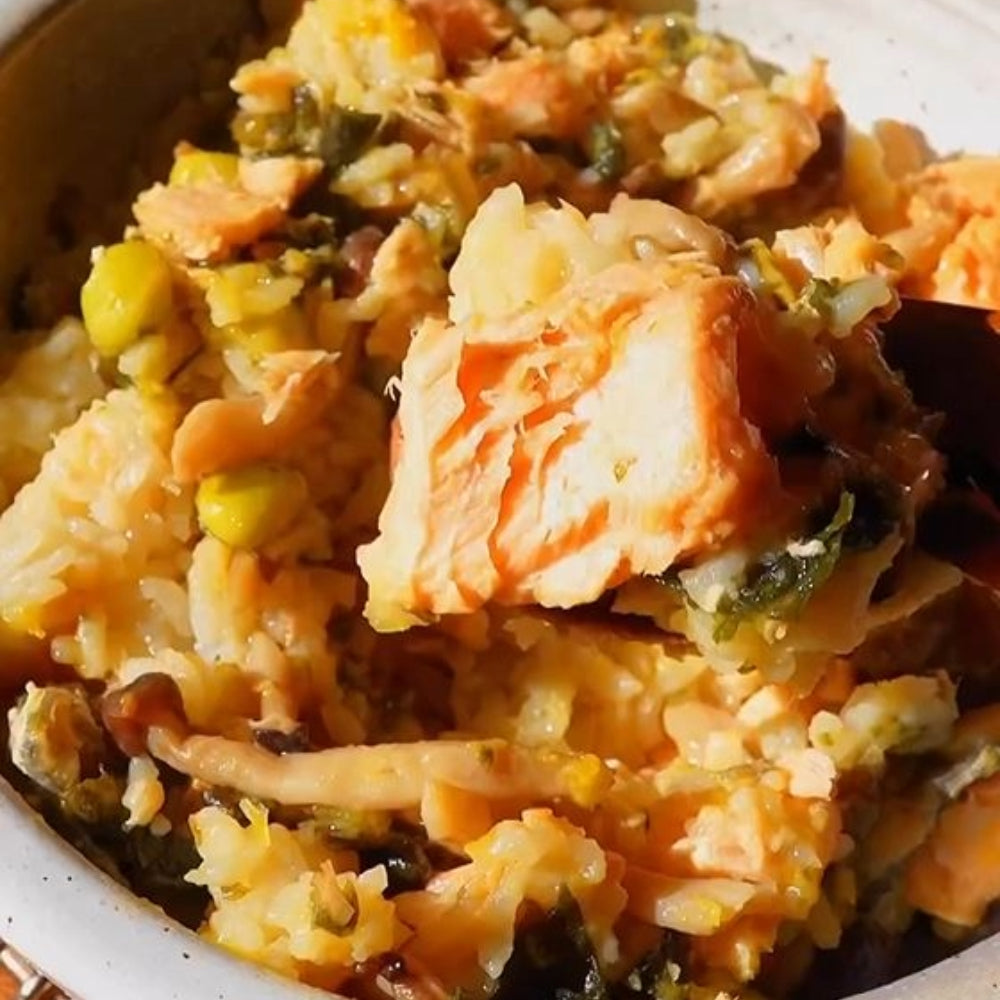 One Pot Salmon Rice