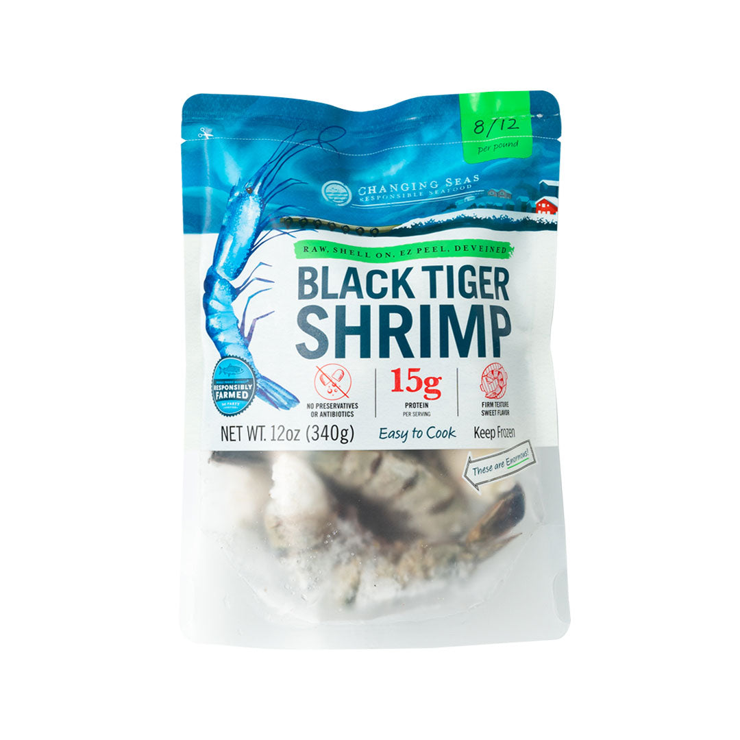 changing seas black tiger shrimp 