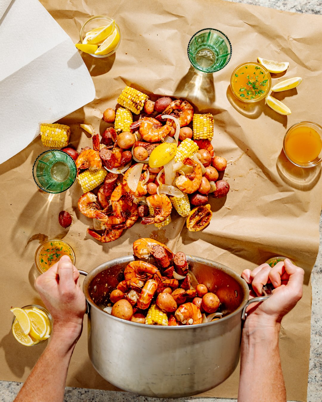 Classic East Coast Shrimp Boil