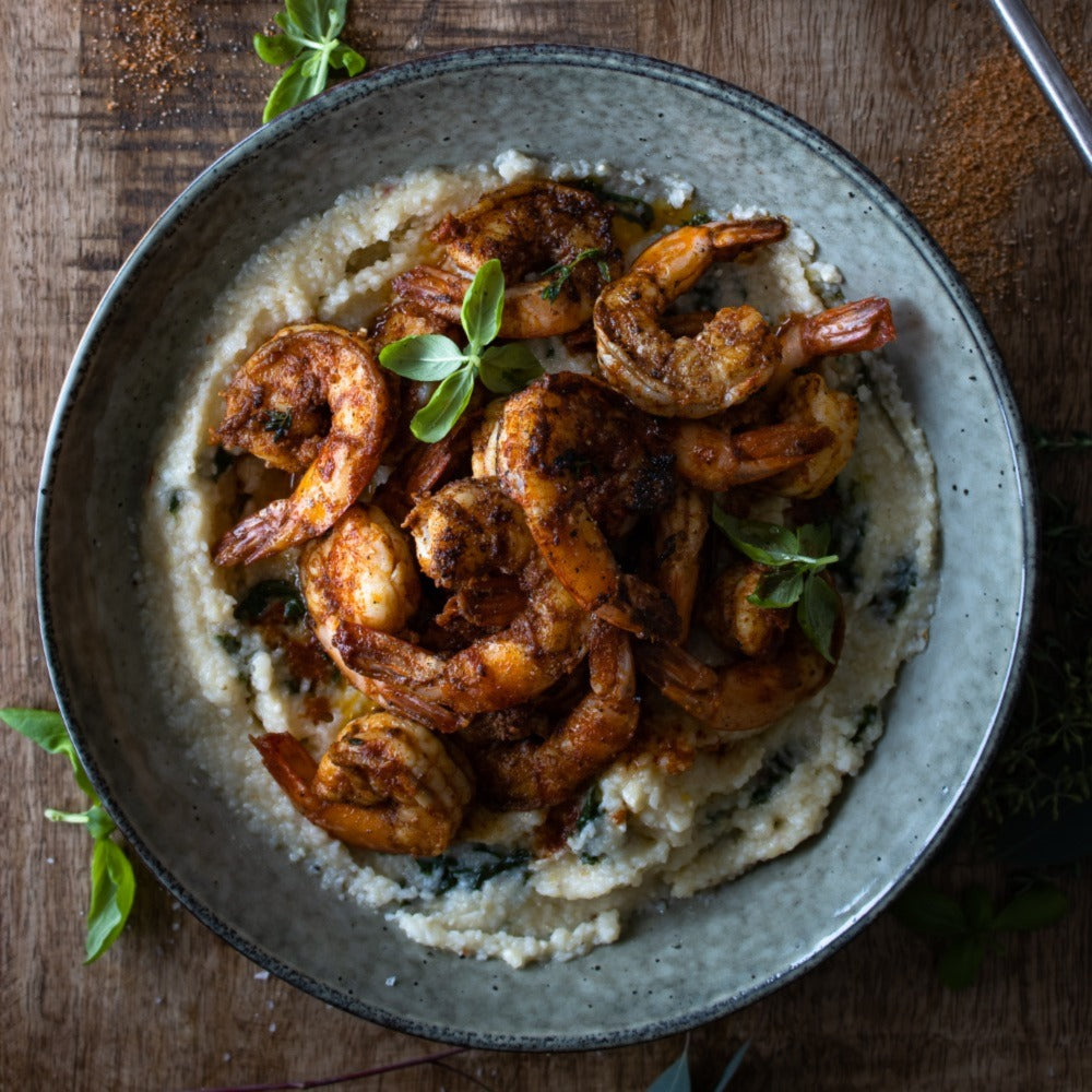 Cajun Shrimp with Polenta