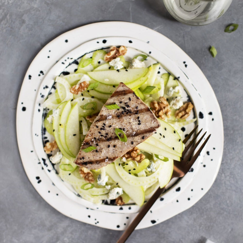 Grilled Tuna with Apple Fennel Salad