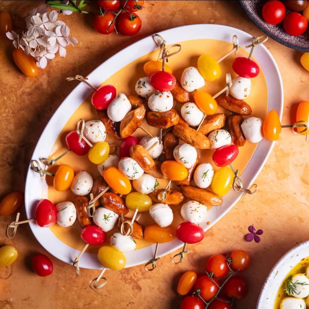 Salmon Shortie Skewers