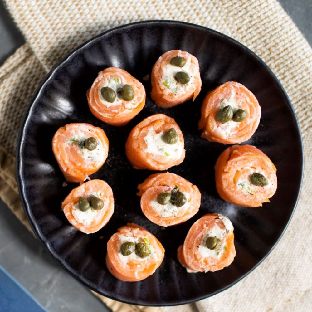 Smoked Salmon Caper Bites