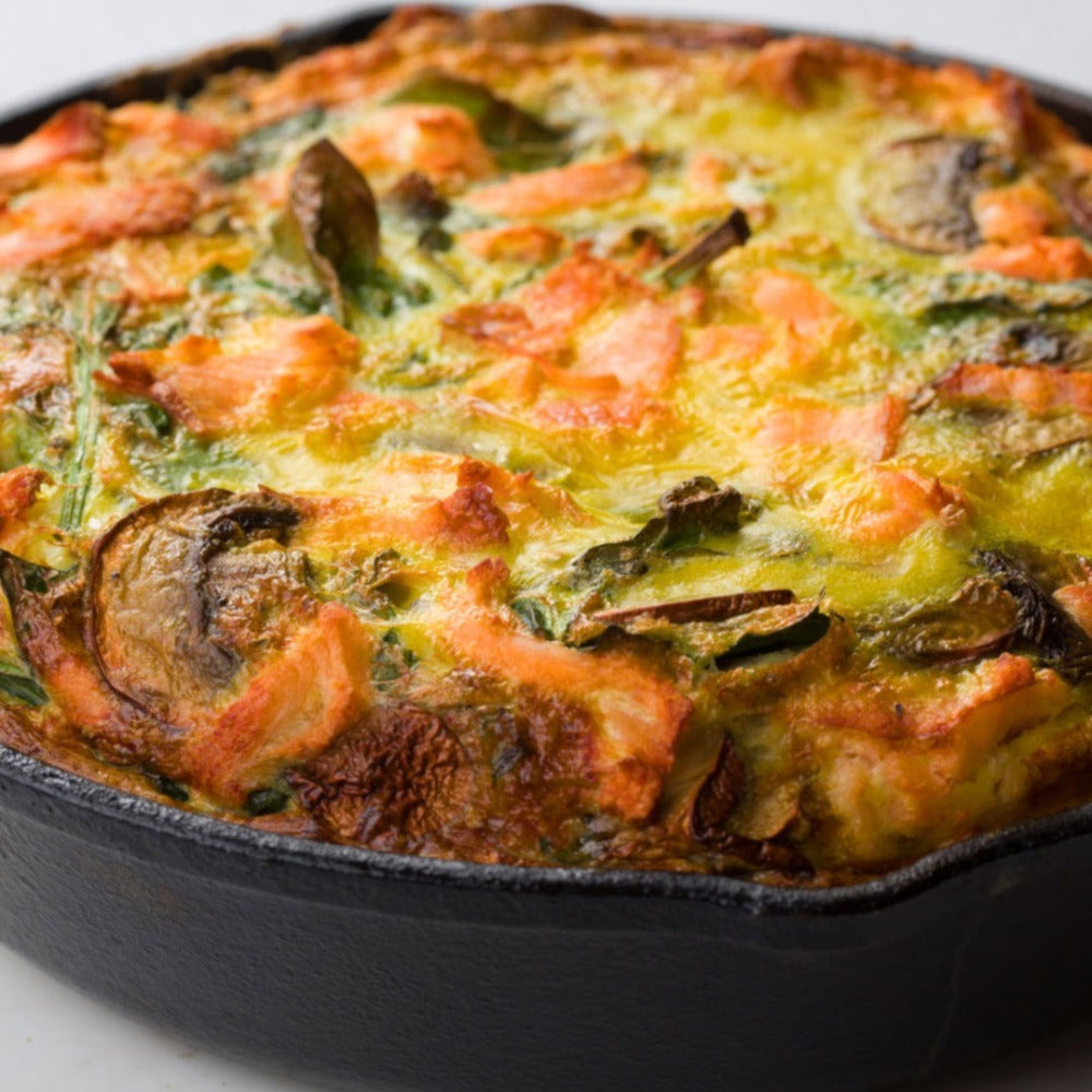 Smoked Salmon Frittata