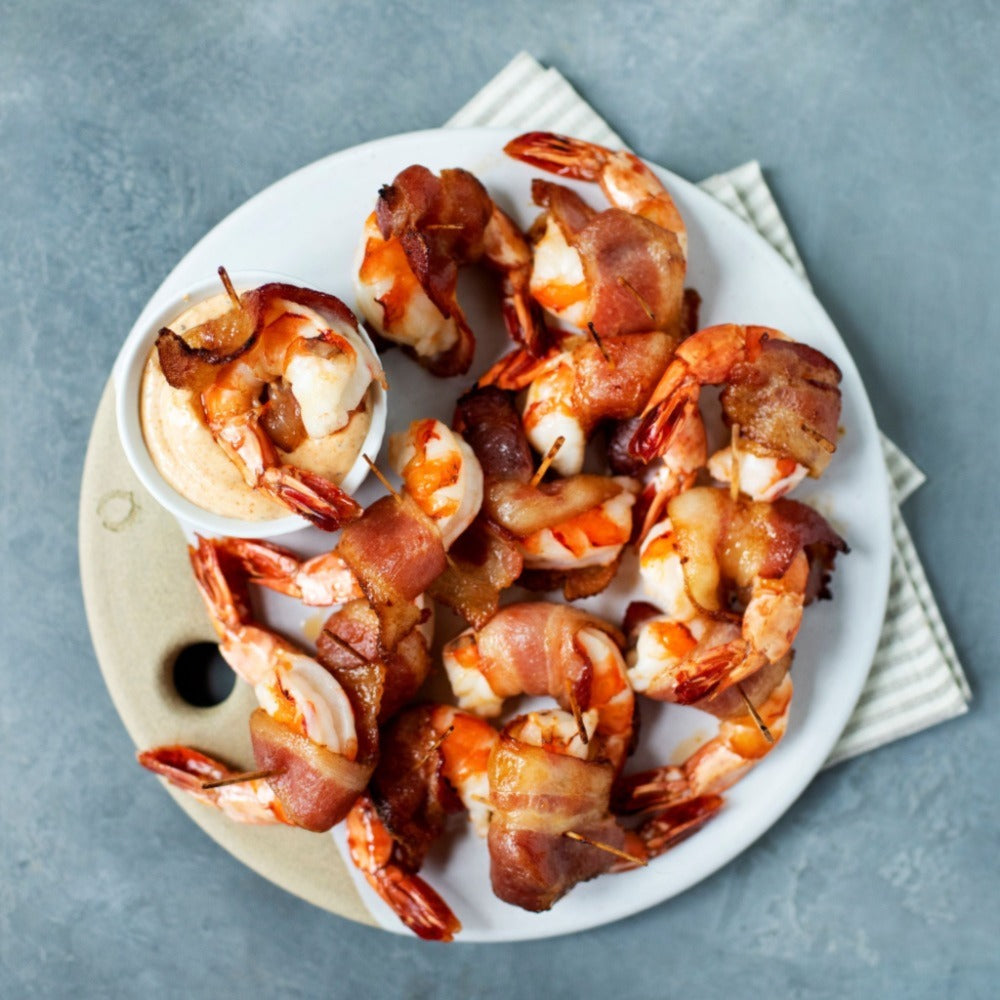 Smoky Bacon Wrapped Shrimp