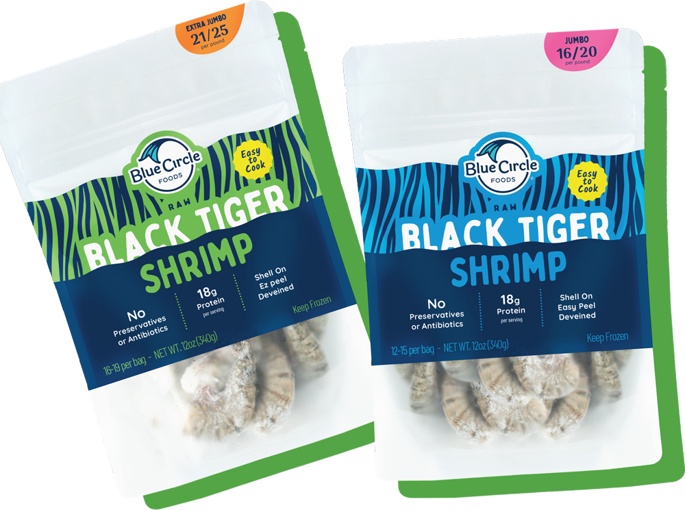 Black Tiger Shrimp 16/20 and 21/25