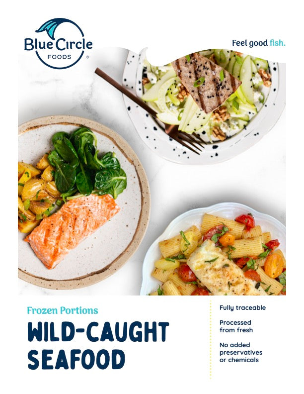 wild caught seafood shell sheet