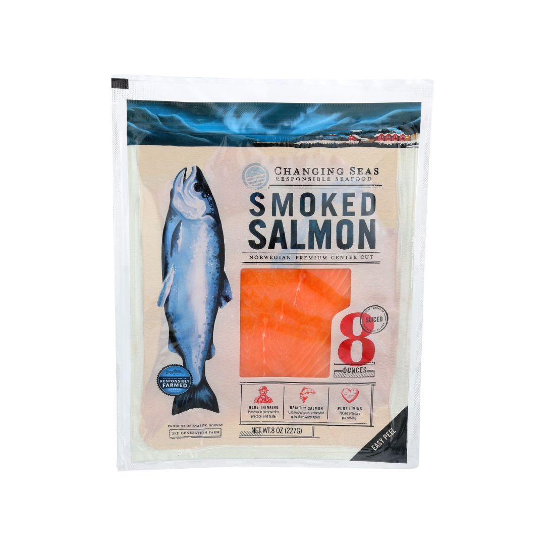 changing seas smoked salmon 8 ounce