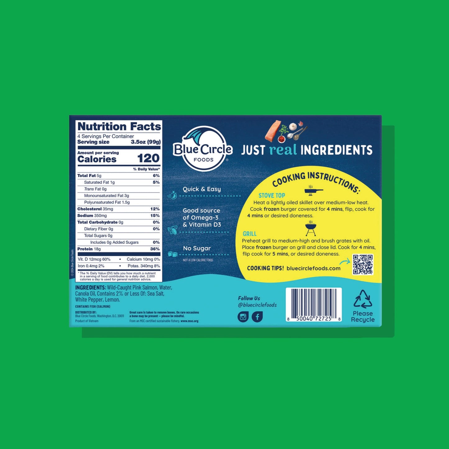 
                  
                    Wild Alaskan Salmon Burgers
                  
                