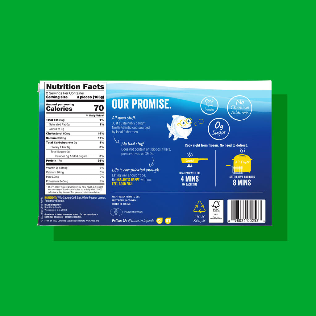 
                  
                    Blue Circle Foods Happy Fish Cod Back Image
                  
                