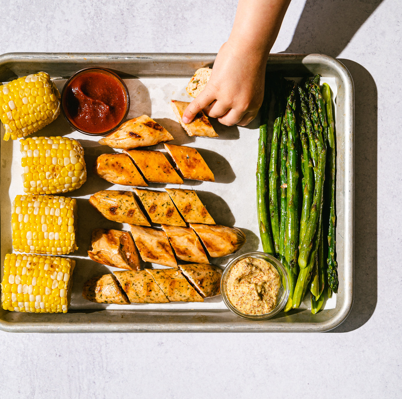 
                  
                    Apple Thyme Salmon Sausages
                  
                